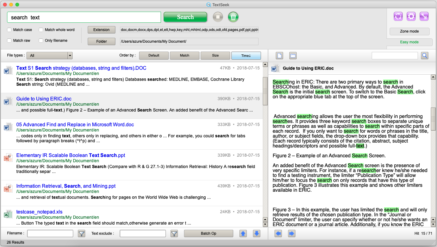 TextSeek (Mac) 2.17.2810 full